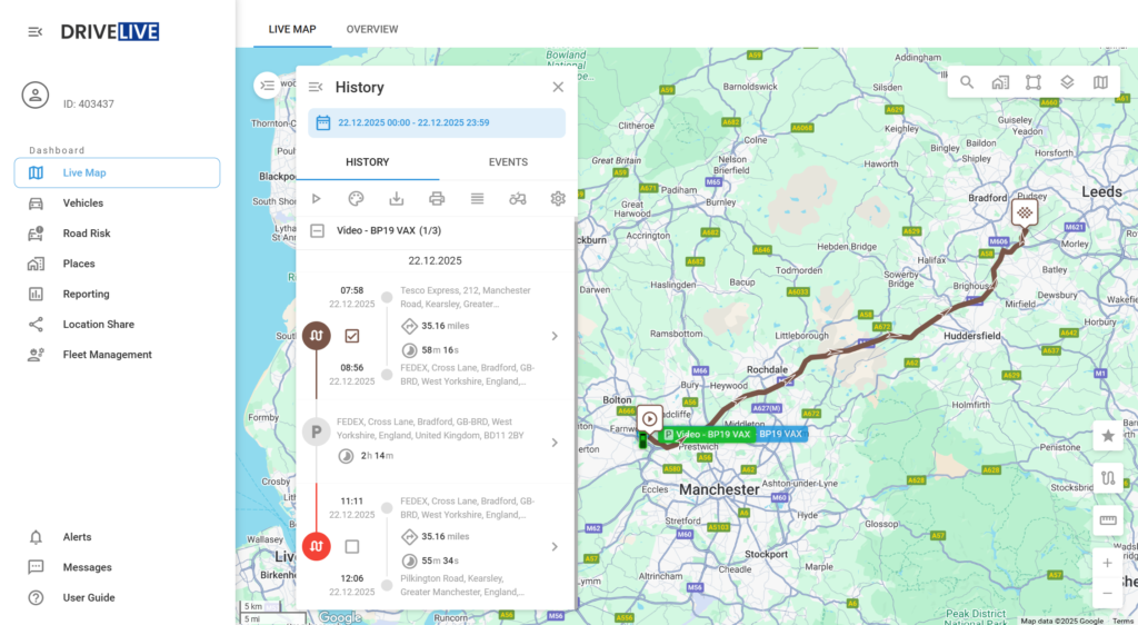 DriveLive video preview image